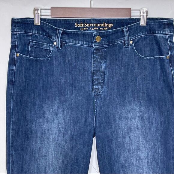 Soft Surroundings 5 Pocket Pull On Leggings Large - Picture 5 of 9